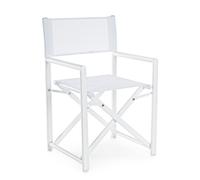 Taylor Director Chair Blanc
