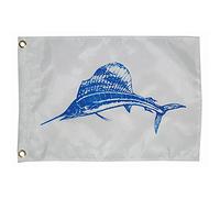 Taylor Made Products 2020109160 Drapeau de pêcheur 30,5 x 45,7 cm, motif voilier, nylon résistant, œillets en laiton, hydrofuge