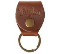 1516 KEY RING W/PICK HOLDER - MEDIUM BROWN NUBUCK
