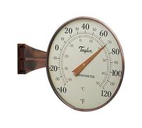 Taylor Precision Products 480BZ Heritage Thermomètre d'extérieur à cadran de 21,6 cm, cuivre