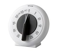 Taylor Precision Products 5831N Minuteur mécanique à Anneau Long, Plastique, Blanc
