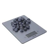 Taylor Pro Balances de Cuisine Numériques avec Design Ultra Fin, Compact Standard Professionnel, Fonction Tare avec Précision, Étain Verre, 5 kg de Capacité