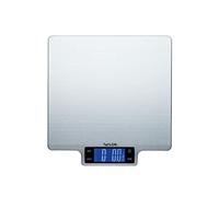 Taylor Pro Grandes Balances de Cuisine Numériques, Compactes Standard Professionnel, Fonction Tare, avec Précision et Capteur de Haute Précision, Acier Inoxydable Argenté, Capacité de 10 kg