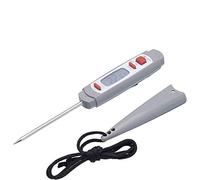 Taylor Pro - Thermomètre à Viande avec Sonde et Manchon de Protection Antimicrobien, Plastique/Acier Inoxydable, 18 cm