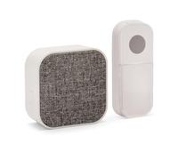 TAYLOR : Sonnette sans fil à piles, 150m, 36 mélodies. Blanc