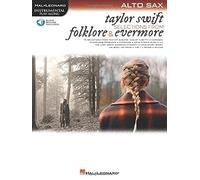 Taylor Swift - Selections From Folklore & Evermore: Alto Sax Play-Along Book With Online Audio