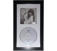 taylor swift - The Tortured Poets Department TTPD Signed & Framed CD Cover ( JSA Certified Authentic COA )