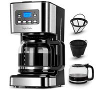 Taylor Swoden Cafetière filtre Darcy Programmable 24h 1,5 L 12 tasses maintien 40 min 950W noir