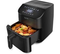 Friteuse à Air 4,5L, 8 Programmes Pré-réglés, Fonction Préchauffage, Ecran LCD Incliné, Panier Antiadhésif sans BPA, Noir, Modèle AMY/02L73