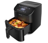 Taylor Swoden Friteuse sans huile 4,5L, 1350W,écran tactile LED incliné,8 menus prédéfinis,fonction DIY,préchauffage,1h,Sans BPA