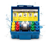 Taylor Technologies K-1005 Kit de test pour piscine, spa résidentiel, chlore/brome, pH, alcalinité, dureté, acide cyanurique