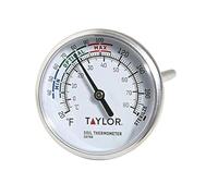 Taylor Thermomètre de test de sol avec tige de 4" - -20 à 180 degrés F