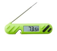 Taylor TruTemp Thermomètre numérique à lecture instantanée Sonde à viande pour barbecue cuisine avec décapsuleur intégré, sonde pliable fiable et facile à lire, outil de cuisson à écran LCD, vert