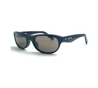 Jacquemus Lunettes de soleil ovales Protection UV Noir Argent Taille 56 mm Femme