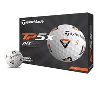 TaylorMade 2021 TP5x Pix 2.0 Balles de Golf Blanches