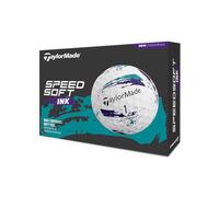 TaylorMade TM26 SpeedSoft Ink Lot de 12 balles de golf pour homme (aqua/violet)
