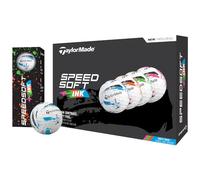 Taylormade Balles de Golf SpeedSoft, Distance maximale avec Sensation Ultra Douce, parfaites pour l'extérieur du thé et Autour du Vert