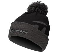 TaylorMade TM Bobble Beanie, 2024 Bonnet, Noir, Taille Unique Homme