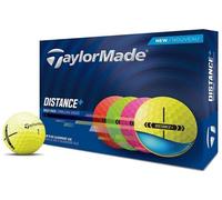 TaylorMade New Distance+ 2025 Boules de golf colorées