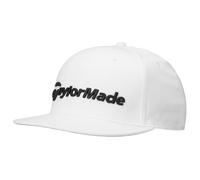 TaylorMade Everggreen Casquette Snapback Flatbill, 2024 Capuchon, Blanc, Taille Unique Mixte
