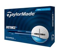 Taylormade Golf 2025 Distance + 1 douzaine Blanche