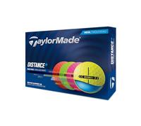 TaylorMade New Distance+ 2025 Boules de golf colorées