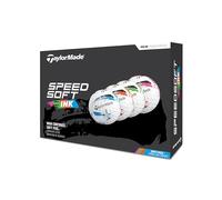 TaylorMade New SpeedSoft Ink 25 Pack de balles de golf multicolores