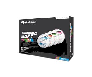 TaylorMade New SpeedSoft Ink 25 Pack de balles de golf multicolores