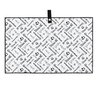 TaylorMade Serviette de Chariot en Microfibre avec Logo de Golf