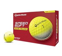 Taylormade Speed Soft Balles de Golf Unisexes (Jaune)