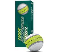 TaylorMade Tour Response Lot de 3 balles de golf à rayures (blanc) 1 manche 2022