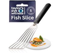 Taylor's Eye Witness - Pelle à poisson en acier inoxydable - Spatule flexible à fente pour cuisiner, retourner et frire - Poignée robuste, lame ultra fine, passe au lave-vaisselle - Parfaite pour le
