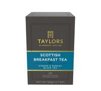 Taylors of Harrogate Scottish Breakfast, Thé Noir, 20 Sachets