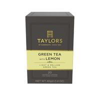 TAYLORS OF HARROGATE Thé Vert au Citron 20 Sachets 0.24 kg - Lot de 6