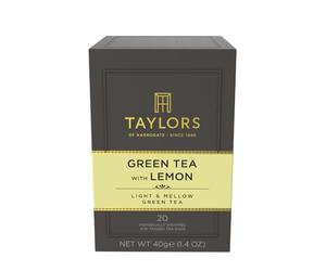 TAYLORS OF HARROGATE Thé Vert au Citron 20 Sachets 0.24 kg - Lot de 6