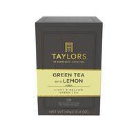 Taylors of Harrogate Thé Vert avec Citron - Fruité, Doux et Léger - 20 Sachets