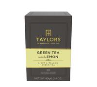 TAYLORS OF HARROGATE Thé Vert au Citron 20 Sachets 0.24 kg - Lot de 6