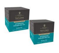 Taylors® | Thé noir indien Darjeeling en vrac | Feuilles mobiles Darjeeling - 2 x 125 Gr | Thé noir Darjeeling d'Inde