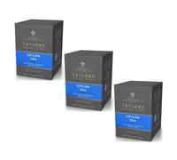 Taylors® | Thé noir unique de Ceylan | Thé Noir Délicat Reflets Dorés - 3 x 20 Filtres à Thé (3 x 50 Gr) | Sachets de thé noir de Ceylan | Thé noir d'origine unique
