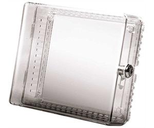 TayMac ZTC100 Couvercle de thermostat en plastique à profil bas, petit, transparent