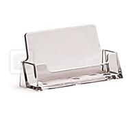 taymar Porte-cartes de visite au format A8 paysage (85 × 55 mm), transparent