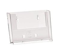 Taymar® Porte-cartes postales/porte-prospectus mural en format A6 paysage, transparent
