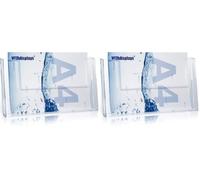 taymar Présentoir à brochures format A4 paysage (Lot de 2)