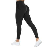 TAYOEA Legging de Sport Femme Push up Fitness Femme Legging Long Taille Haute Compression Leggings