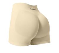 TAYOEA Short de Sport Femme Scrunch Pantalon de Sport Court Push Up Court Butt Lifting Gym Short sans Couture Workoutler Pantalon de Cyclisme