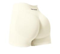 TAYOEA Short de Sport Femme Scrunch Pantalon de Sport Court Push Up Court Butt Lifting Gym Short sans Couture Workoutler Pantalon de Cyclisme