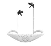 Tayogo Ecouteur Natation, Lecteur MP3, Memoire 8GB, Etanche IPX8, Charge Magnétique et Autonomie 20 Heures, Mode MP3/FM, pour la Natation (Piscine) et Sport(Blanc)