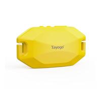 Tayogo Rock Pro Casque à Conduction Osseuse Étanche, 4-en-1 Ouvert pour Natation, Course et Sport avec Bluetooth, MP3, Radio FM et Mode Réception (W24 Jaune)