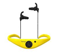 Tayogo W18 Écouteurs de Natation - Écouteurs in-Ear Étanches, MP3 4-en-1 32GB, Bluetooth 5.4, Radio FM, Compatibles avec Émetteur T6 pour Musique sous-Marine (Jaune)