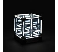 Taysem Infinity Miroir Cube Lumineux USB-C Rechargeable Éclairage | Infinity Cube Veilleuse LED Acrylique Lampe de Table pour Bureau de Jeu Chambre Bureau Décoration Futuriste Cadeau